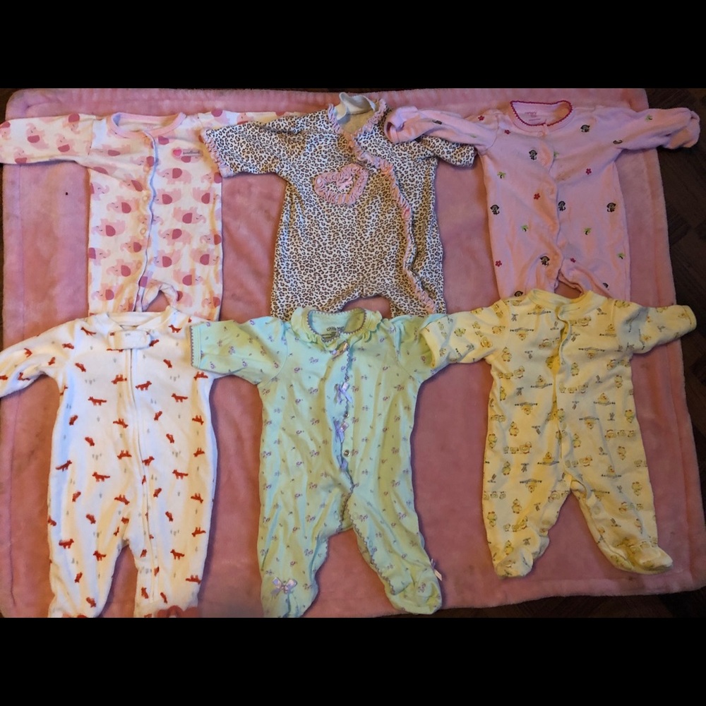 Different sizes baby girl clothing 40 pcs for 50$